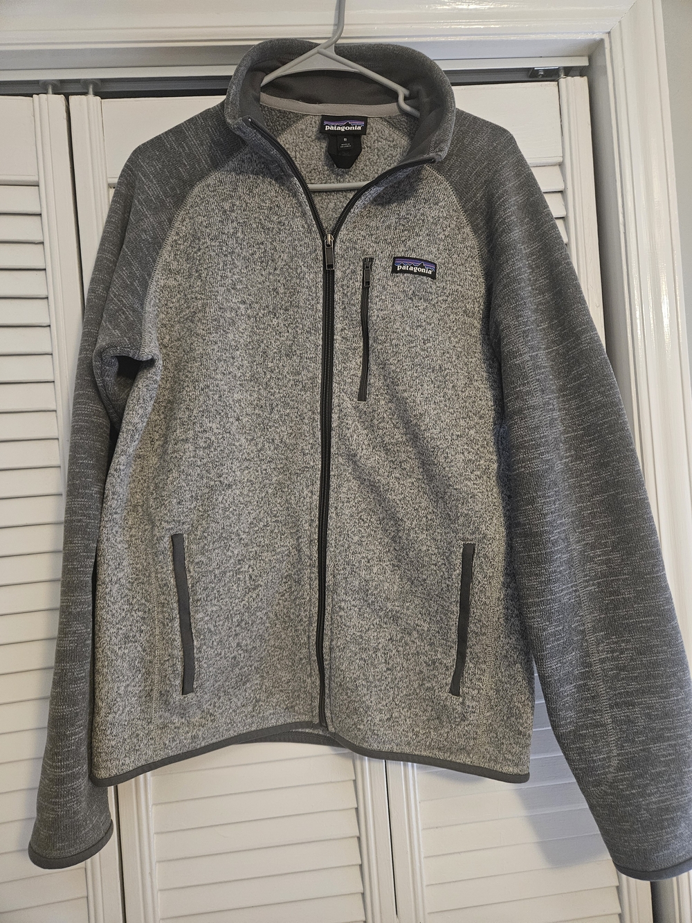 Patagonia Gray Full-Zip Better Sweater Fleece Jacket